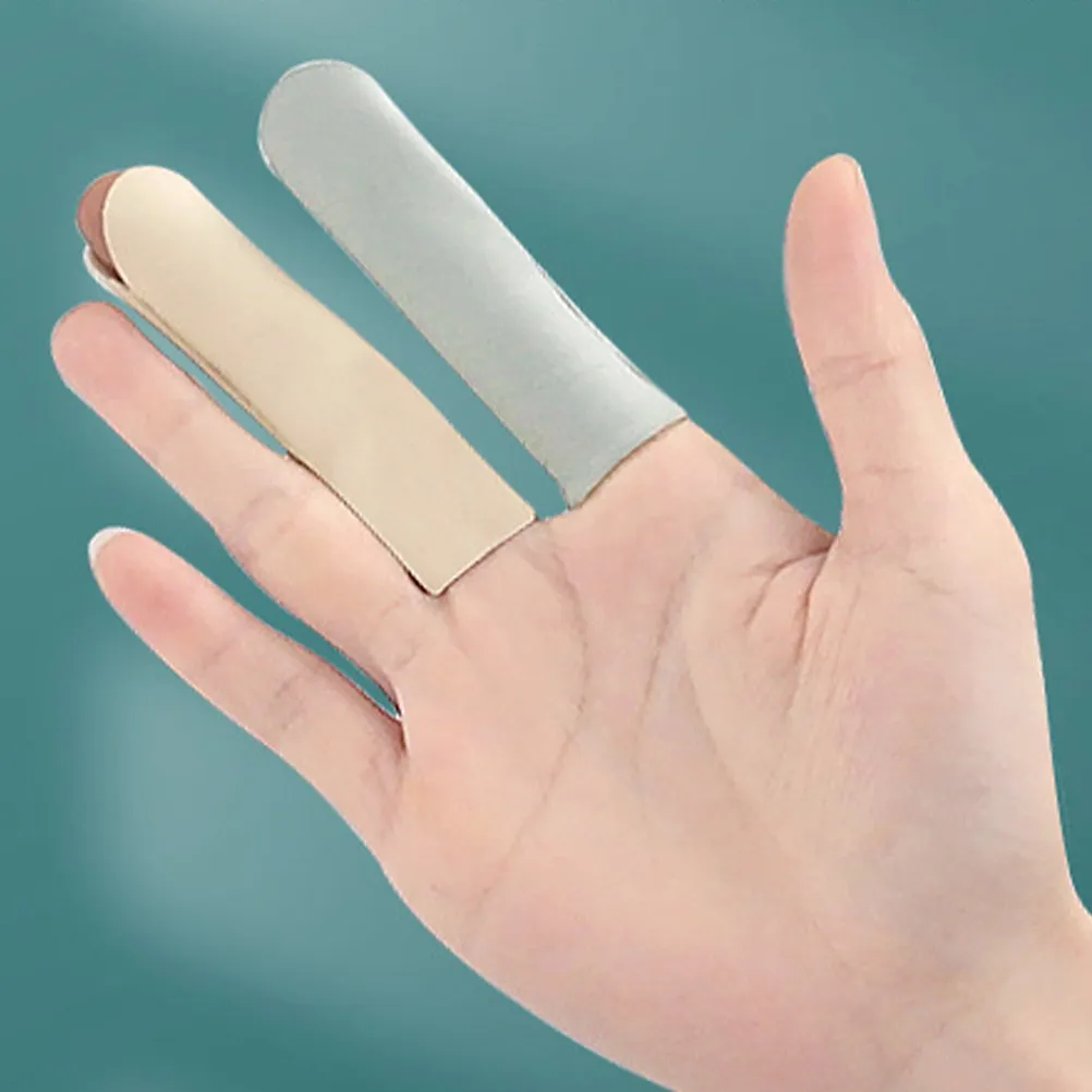 

6Pcs Finger Protectors Breathable Flexible Finger Sleeves with Compression Support Protective Covers for Joint Pain Injury