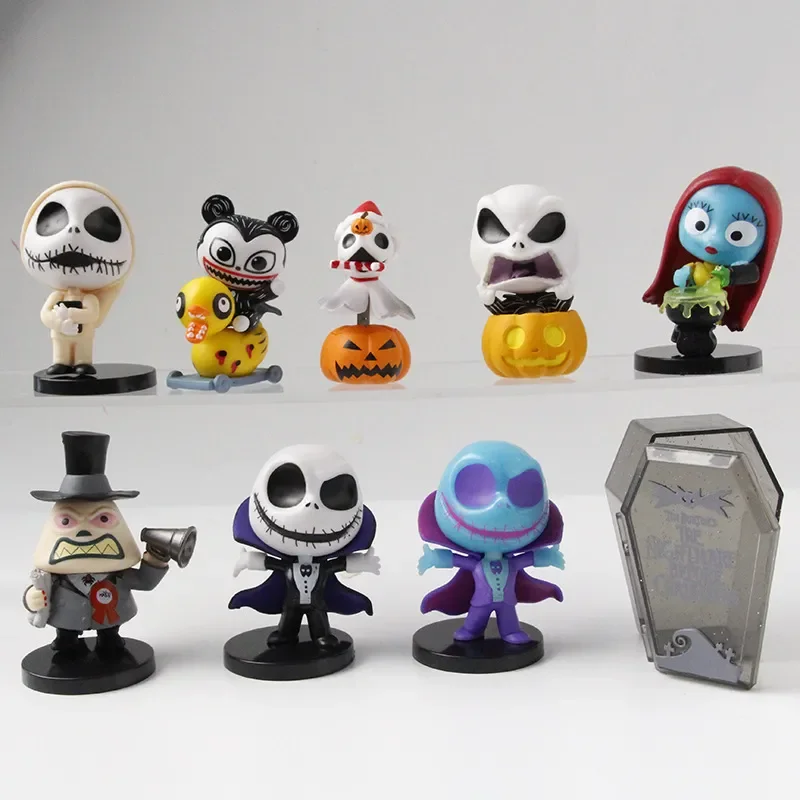 Figura Coleccionable de Jack Skellington, el Payaso de Nochebuena, para Decoración de Coche o Hogar, Modelo de Resina de Alta Calidad, Adorno de Halloween