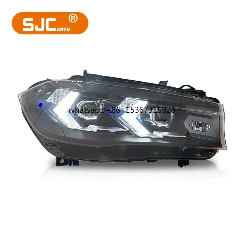 

SJC Auto Car LED Headlight for BMW X5 F15 2013-2019 Head Lights New Upgrade Style Car Lighting Systems Plug and Plug Front Light