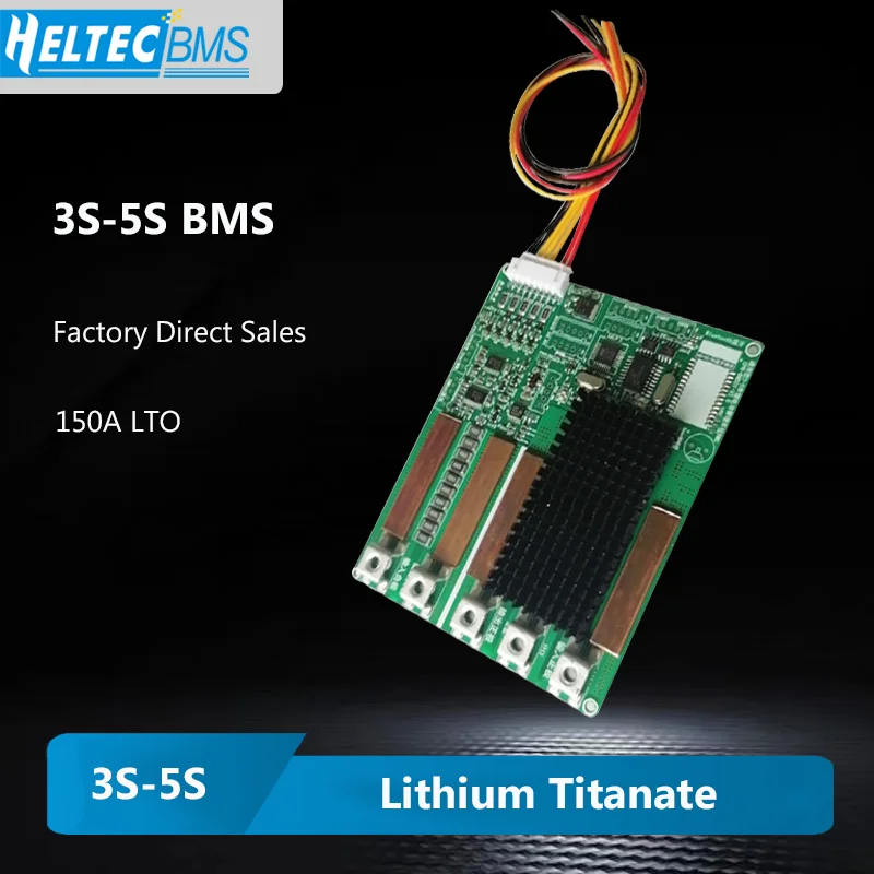 

1500A Pulse Car Start 3S 4S 5S 150A LTO BMS 2.4V lithium titanate BMS RS485 CAN for BLE BMS