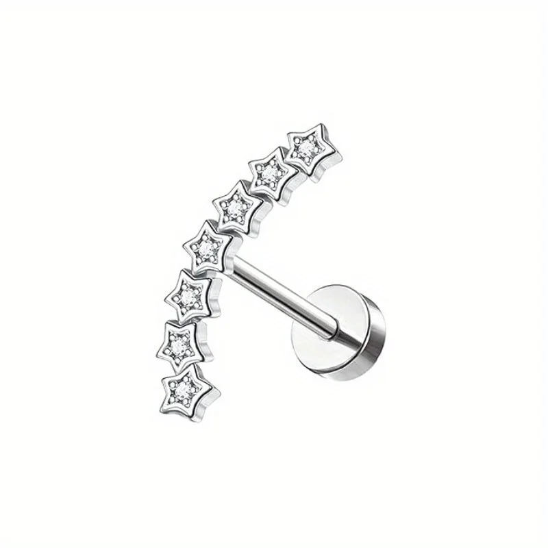 Women's Stainless Steel Stud Earrings by Drperfect