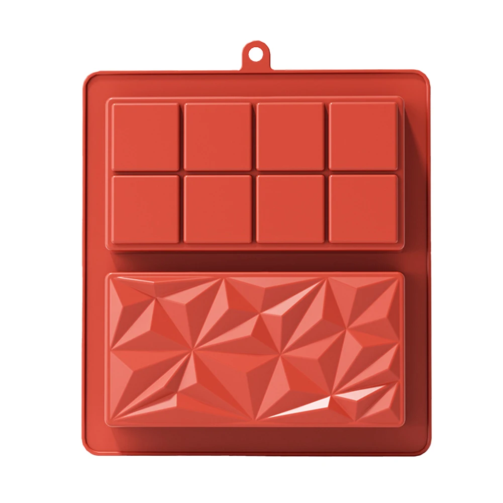 15-1pcs Silicone Dubai Chocolate Bar Mold Deep Chocolate Cookie Bar Mold Biscuit Baking Mould Candy Mold Home Baking Tool