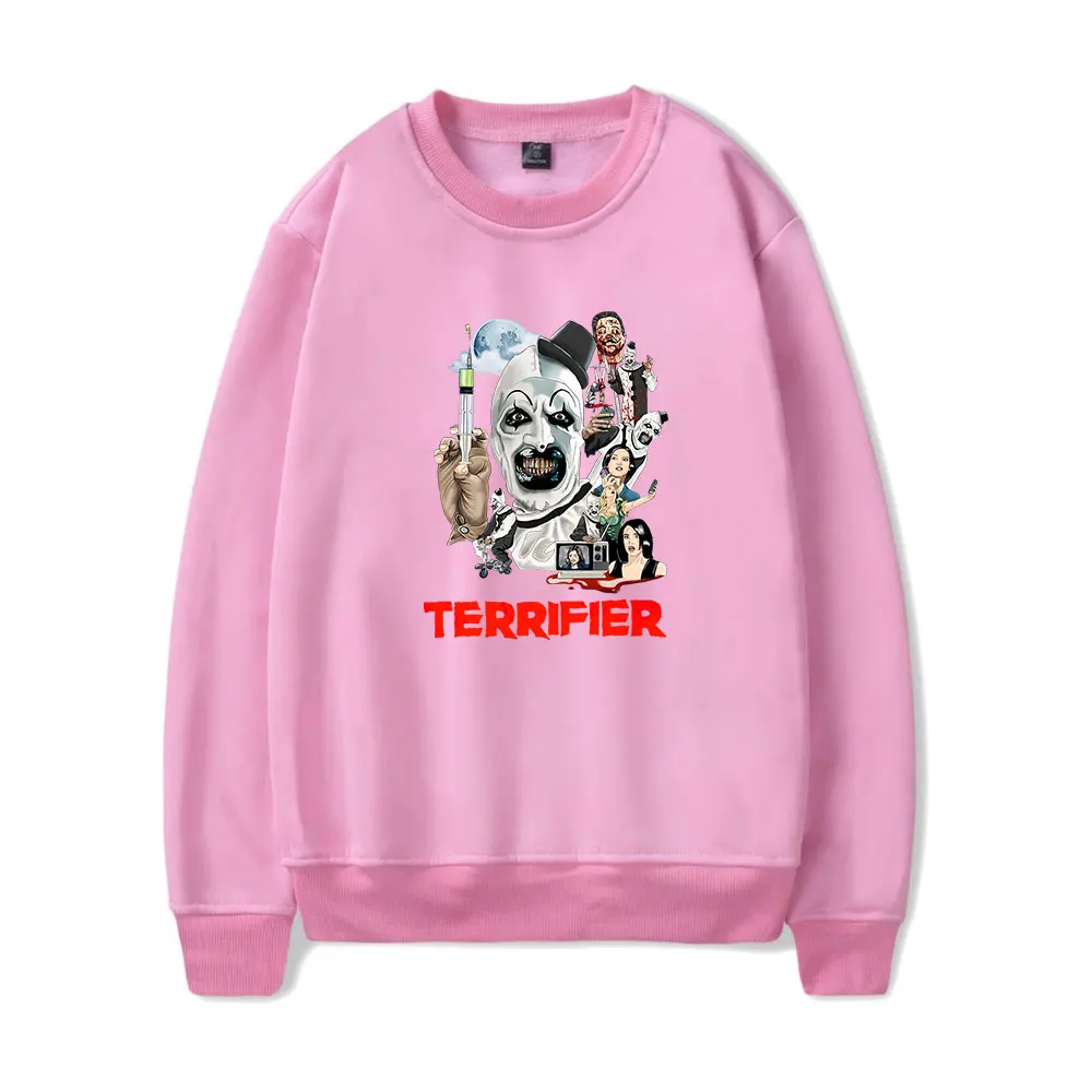 المرعب الفن المهرج ميرش Crewneck كم طويل الشتاء النساء الرجال بلوزات الموضة الشارع الشهير الرجال الملابس هوديي أبلى #5