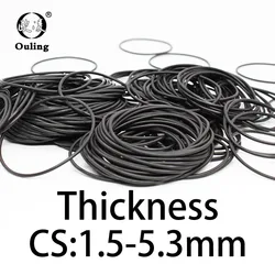 O-ring thickness 1.5/5.3mm CS NBR Nitrile sealing temperature resistant gasket rubber ring complete in specifications