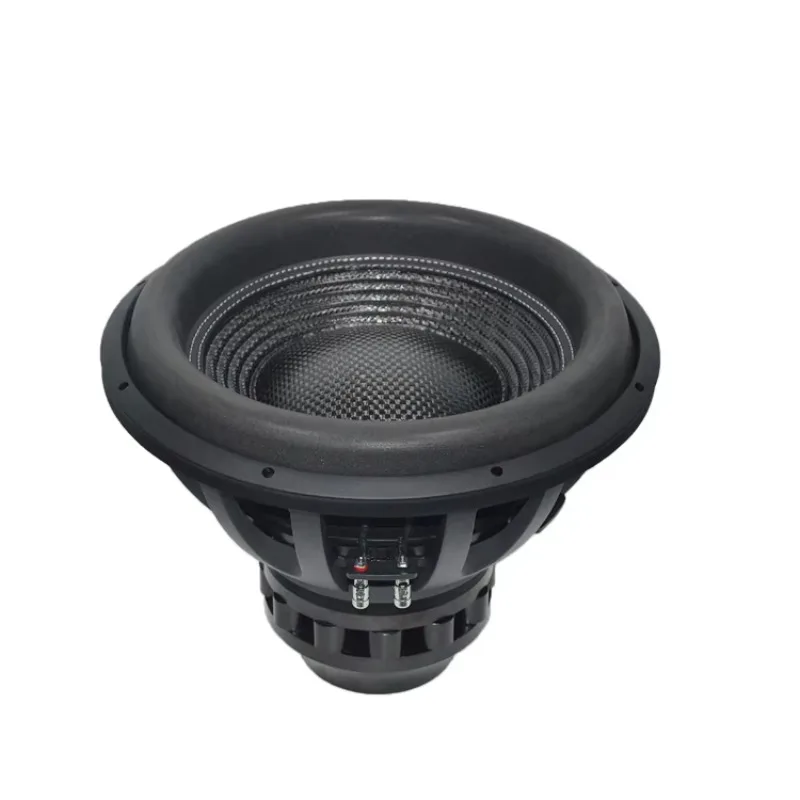 15 Inch Carbon Cone Subwoofer 15100-051 Neodymium Magnet Dual Foam 2500W for Competition Car Audio Subwoofers  Car Audio Sub