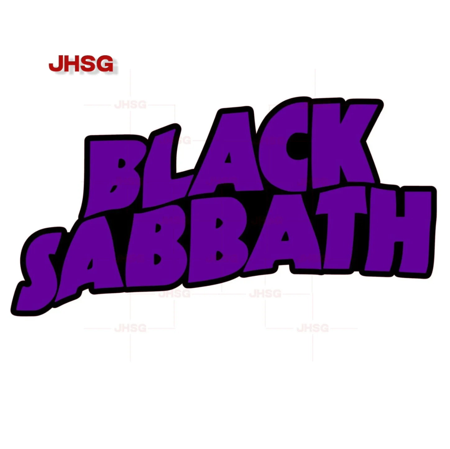 Black Sabbath Aufkleber aus laminiertem Vinyl für Autos, LKWs, Fenster, Laptops