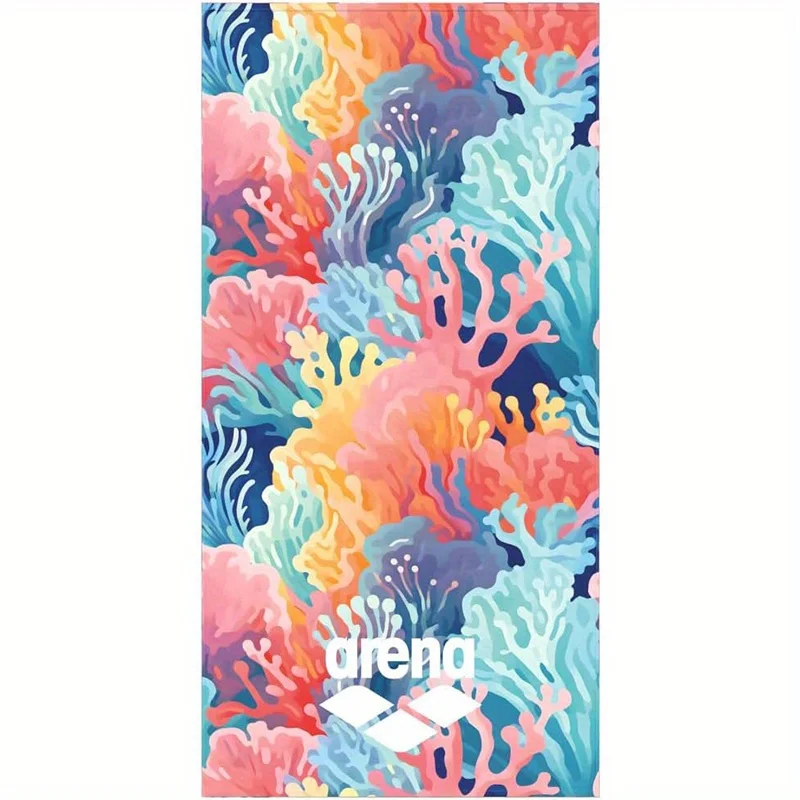 

Beach Towel Colorful Coral Beach Towel Patterned Sunscreen And Windproof Suitable For Swimming Pool Camping Travel Blanket