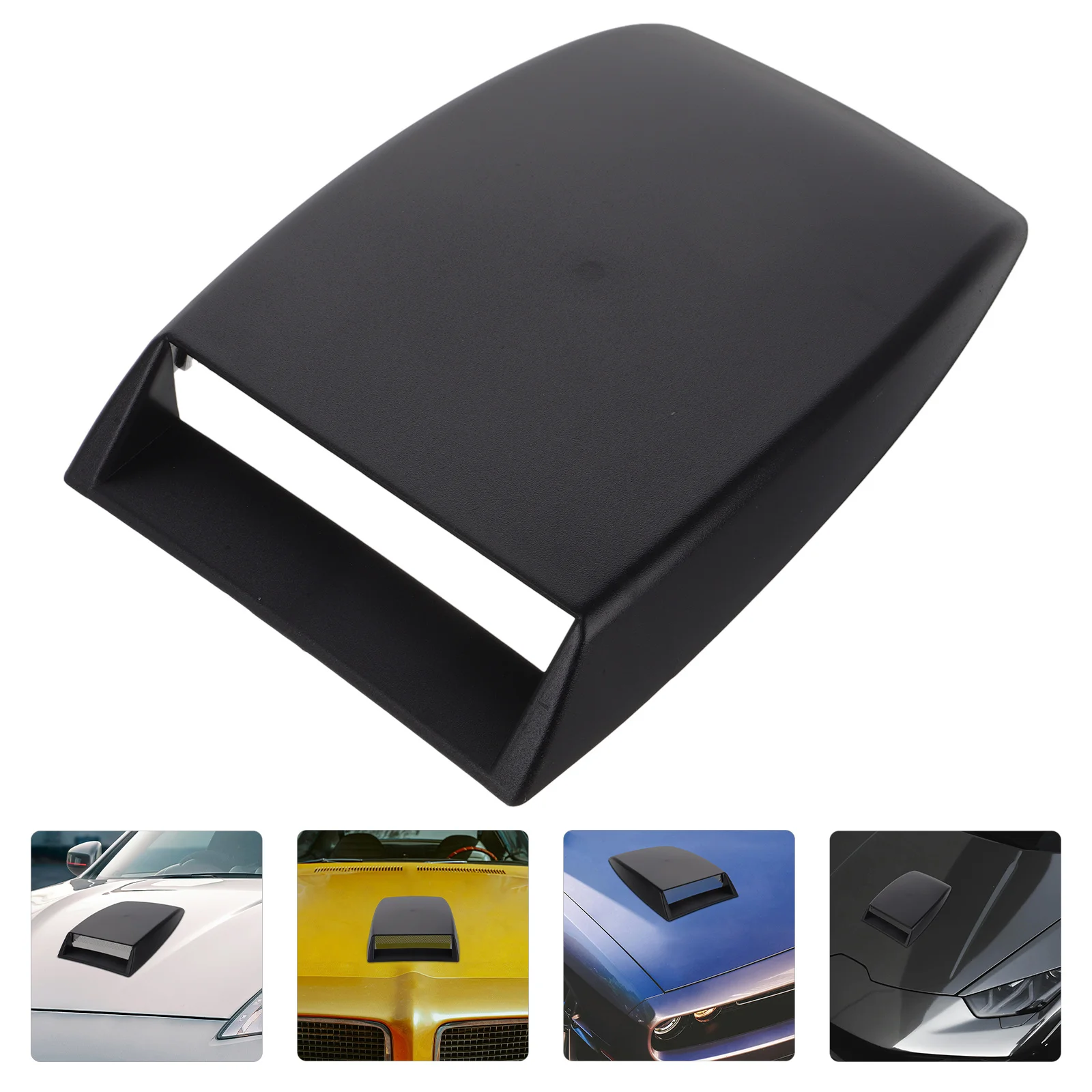 

Innovative Hood Vents for Trucks Cars Stylish Ventilation Cover Easy Install Durable ABS Material Universal Compatibility