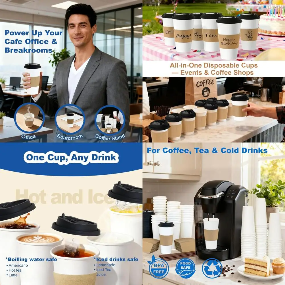 20 Oz Disposable Ho…