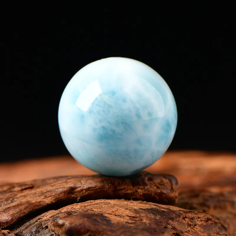 6A Natural Larimar Single Bead DIY Beads Crystal Handmade Jewelry Making