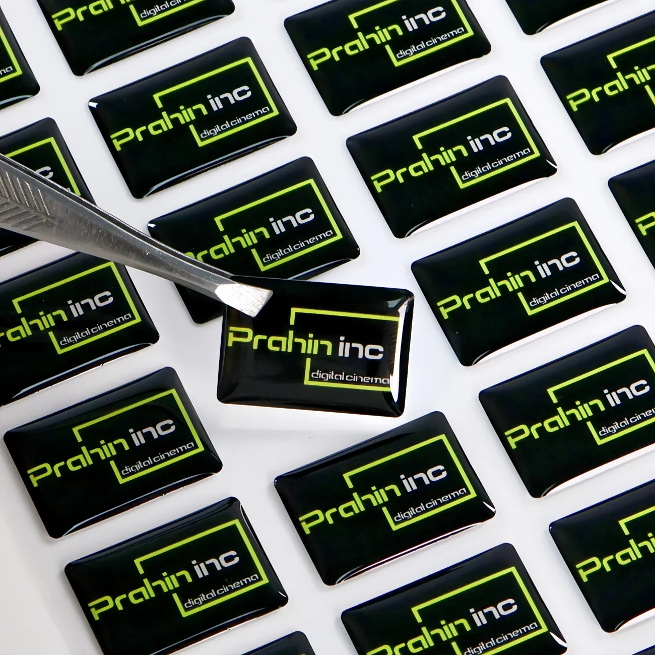 Customized waterproof and UV resistant dome sticker 3D soft PU epoxy resin dome sticker label for brand identification