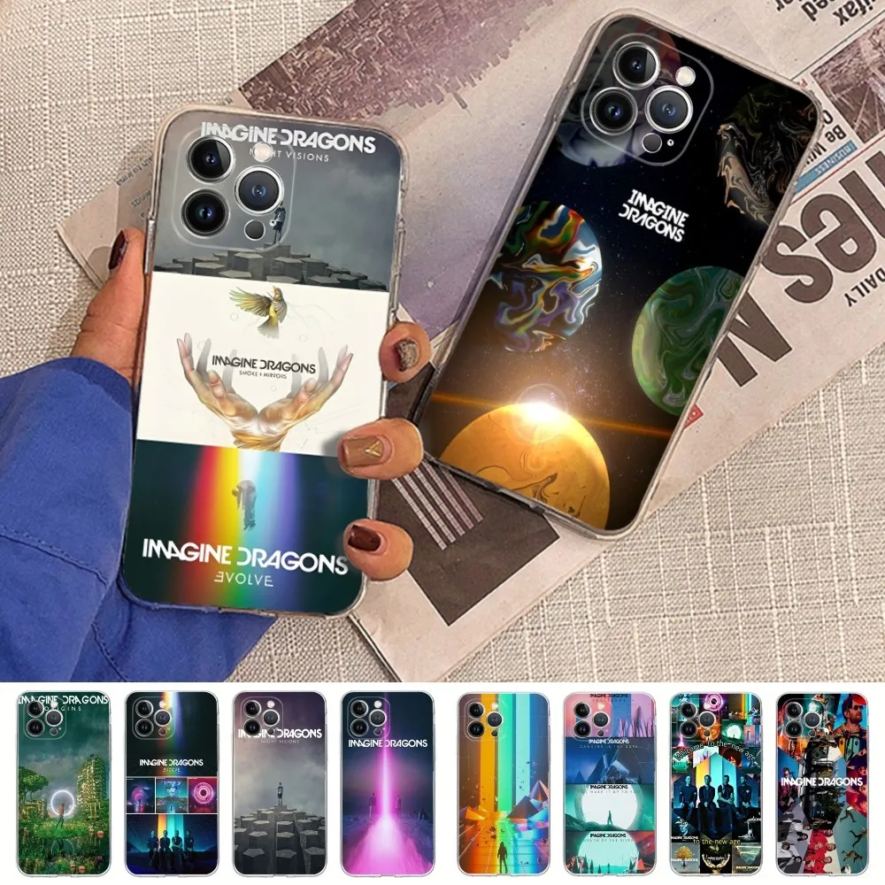 Imagine Dragons Phone Case For iPhone 16 15 14 11 12 13 Mini Pro XS Max Cover 6 7 8 Plus X Funda Shell