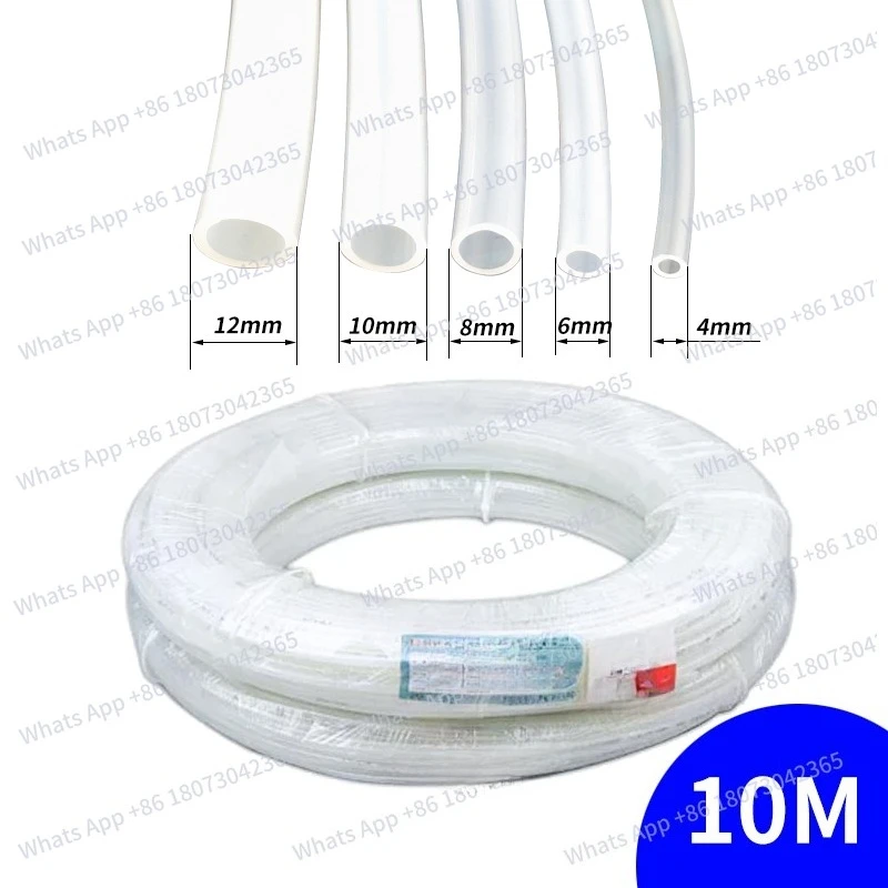 

Нейлоновая трубка (шланг) PA 4мм 6мм 8мм 10мм 12мм для компрессора, 1м/2м/5м/10м/15м/20м, пневматическая гладкая жесткая трубка для воздуха/масла