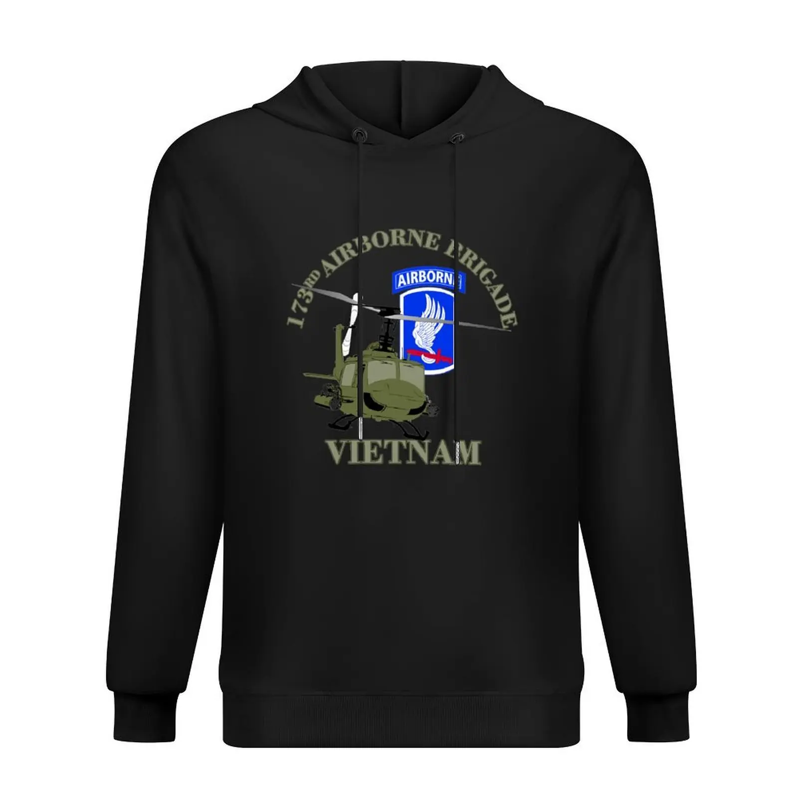 

173rd Airborne Vietnam -UH-1 Gunship Hoodie men wear hooded shirt men's sweat-shirt set anime clothing graphic hoodies