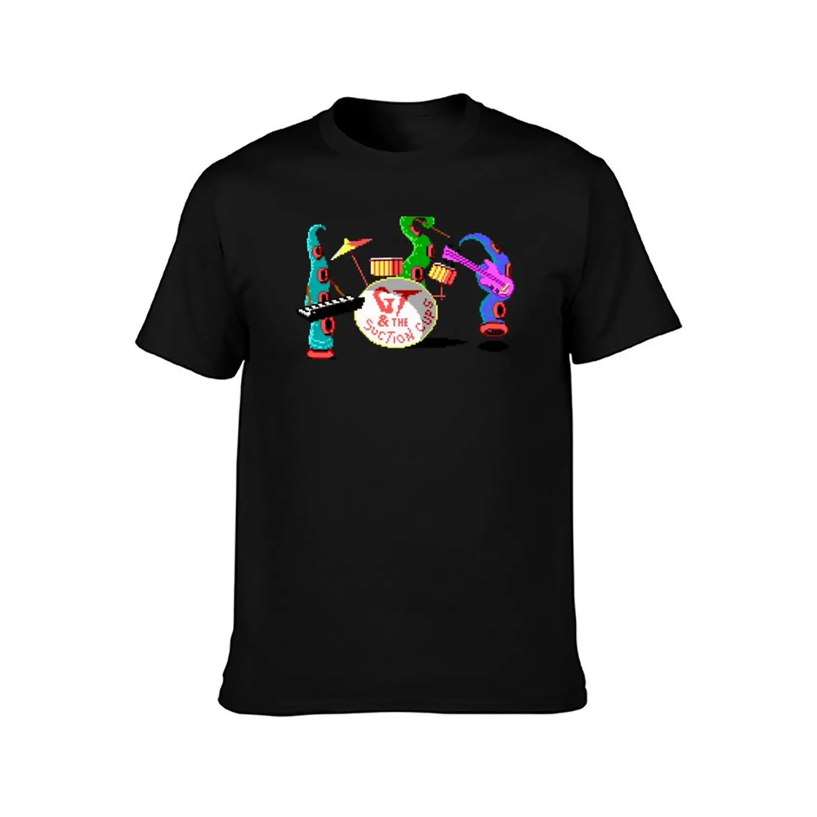 Maniac Mansion Pixel Style- Retro DOS game fan items T-Shirt Summer Casual Loose T-Shirt