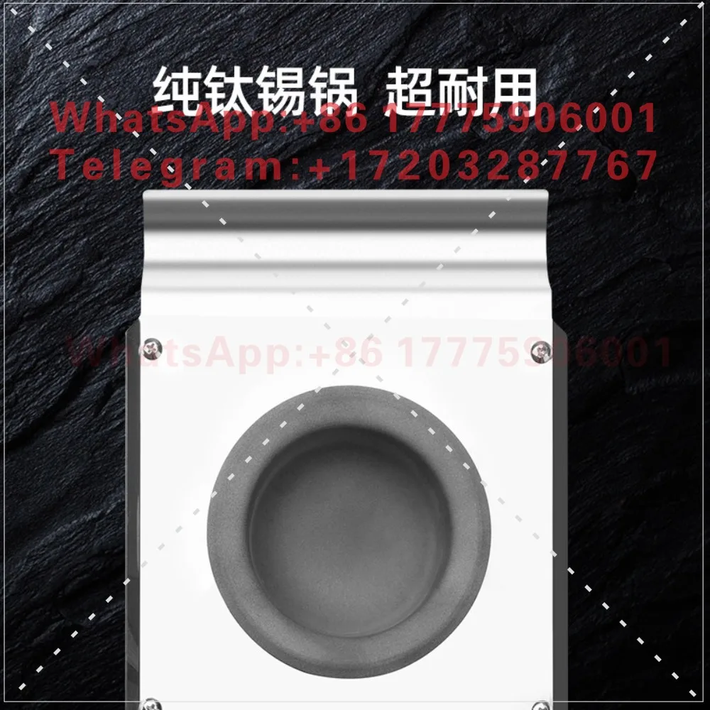 Temperature control titanium alloy molten tin furnace rectangular 600W small intelligent environmentally friendly tin pot