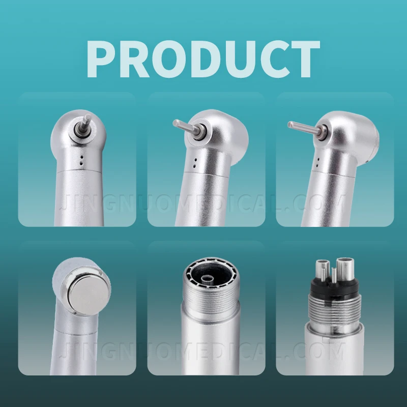 High Speed Dental Handpiece Single Water Spray Dentistry Push Button Air Tubrine Dentist Equipment 2 Hole 4 Hole Ceramic Bearing