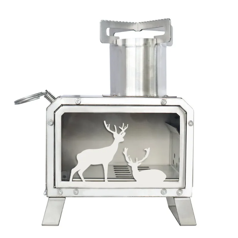Outdoor camping Mini wood stove Portable field stove Tabletop oven Available in a variety of fuels