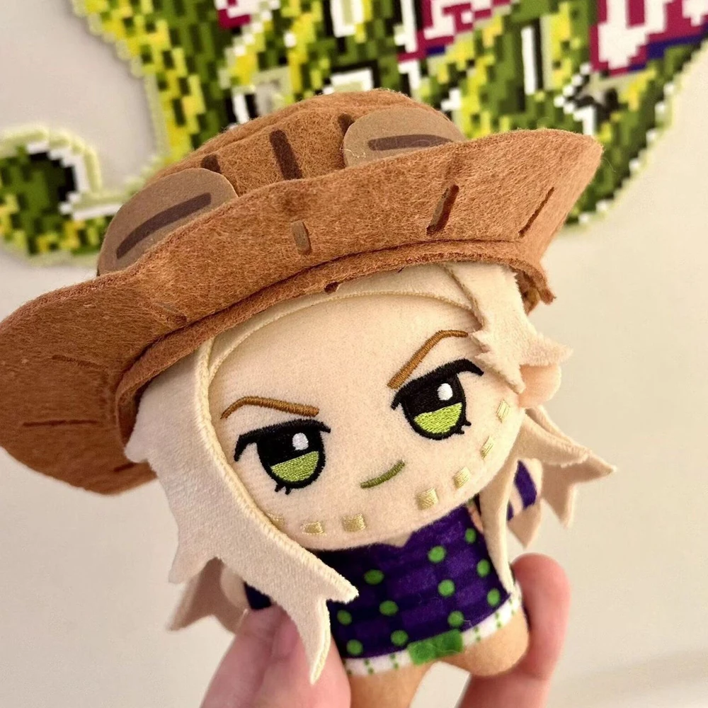 Anime JOJO Steel Ball Run Cosplay Johnny Joestar Gyro Zeppeli Puppe Plüsch Stoffpuppen Raumdekoration Weihnachtsrequisite – Detail 4
