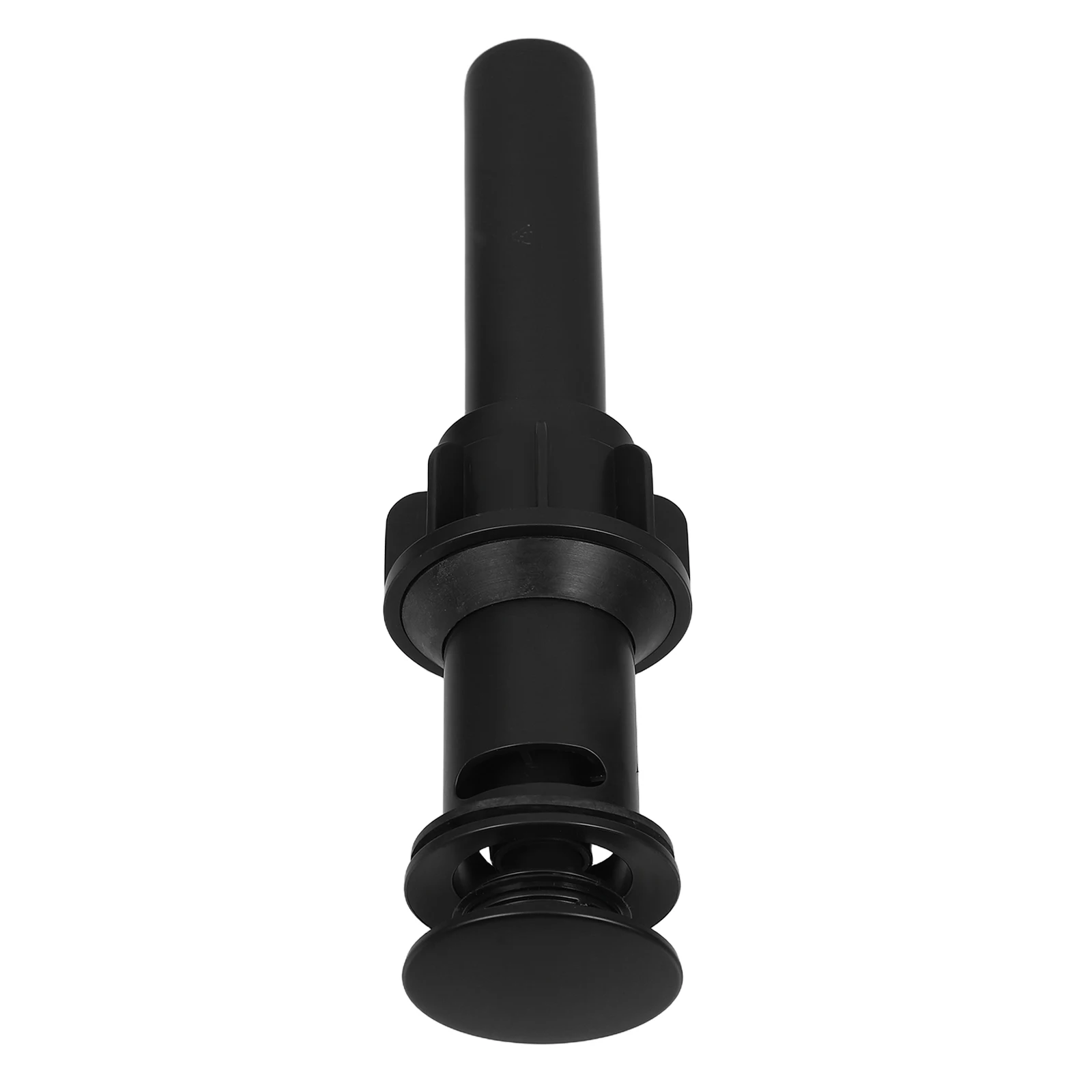 

Press Type Drain Stopper Black with Bounce Basket Large Capacity Hair Catcher Strainer Filter for Bathroom Sink Basin Plug