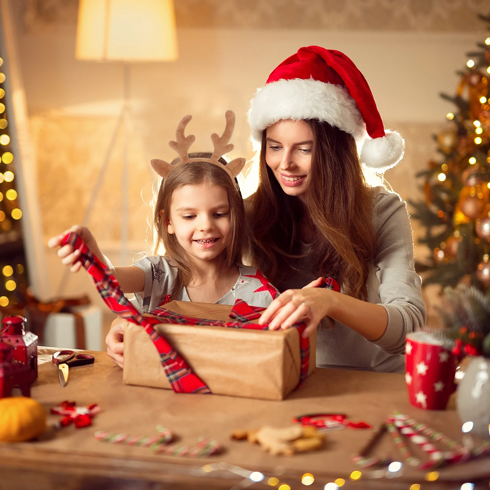 

Fun Christmas Antler Headband for Kids Holiday Party Hair Accessory Festive Child Celebration Decoration Christmas Headband