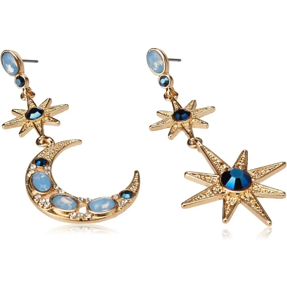 Серьги-капли Celestial Moon & Star