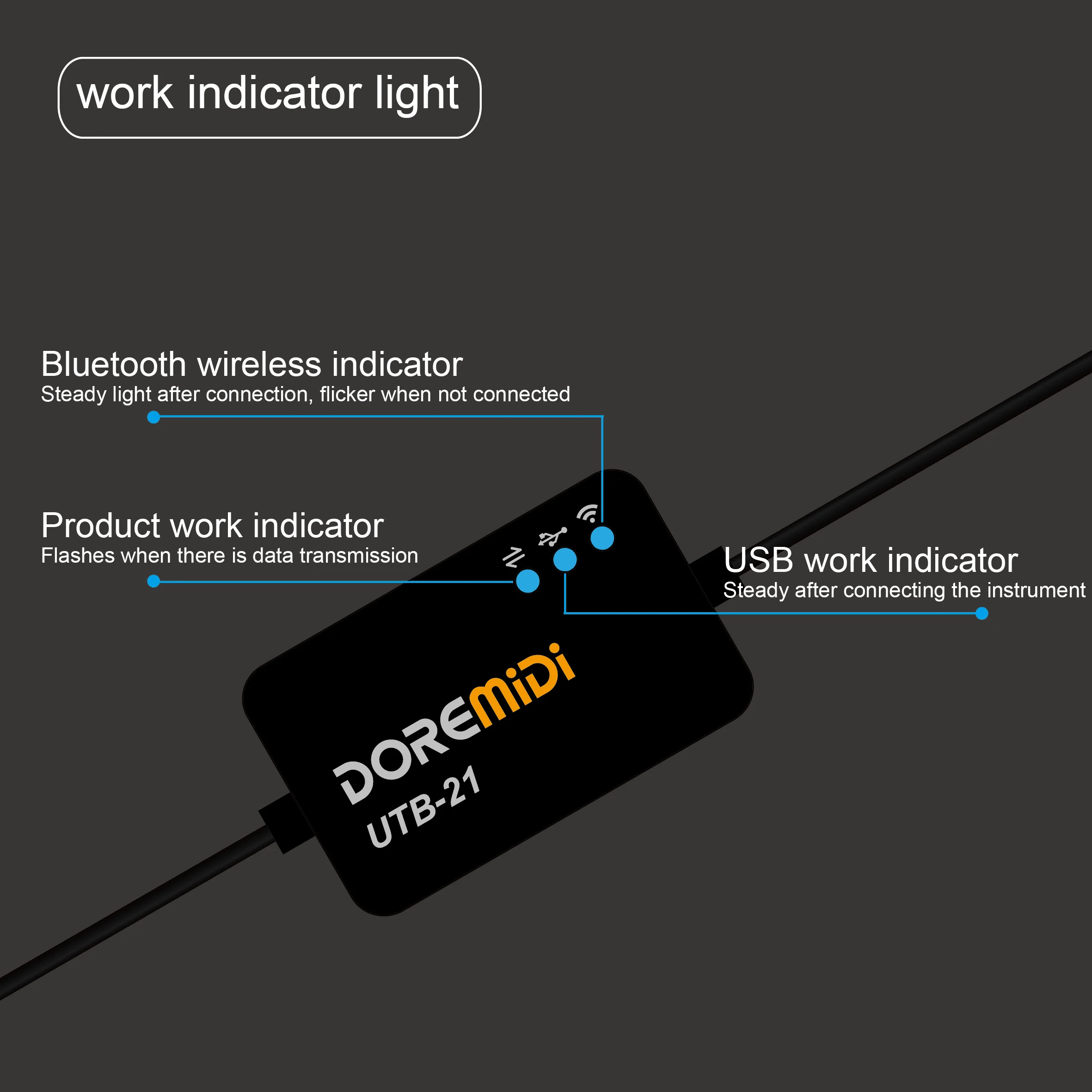 DOREMiDi edytor muzyki bezprzewodowy Adapter MIDI MIDI Adapter MIDI MIDI-USB na bezprzewodowy Adapter MIDI MIDI MIDI MIDI