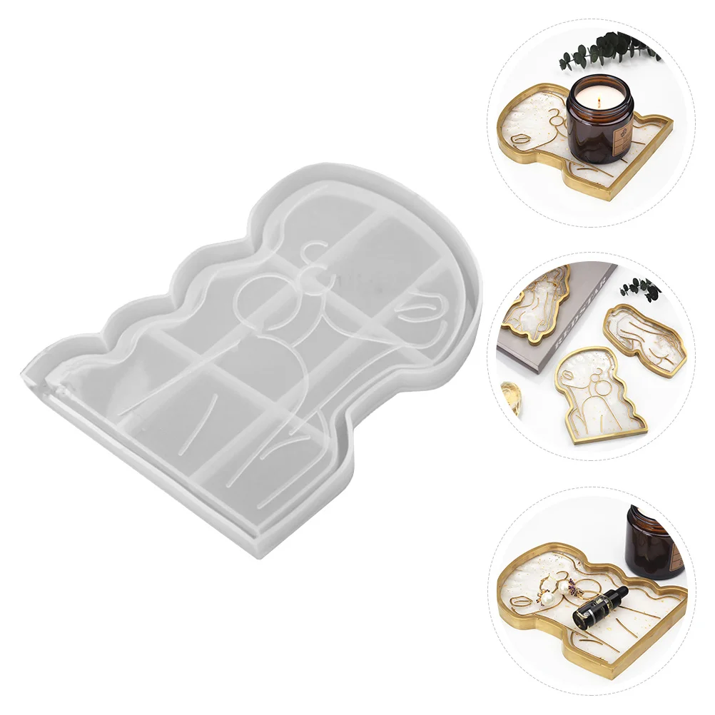 

Silicone Mold For Diy Epoxy Resin Crafts Coaster Jewelry Making Tool Creative Durable Tray Mould Stylish Exquisite Casting