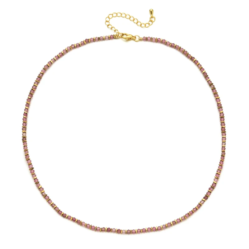 ZMZY Choker Necklace Natural Stone Pearl 4