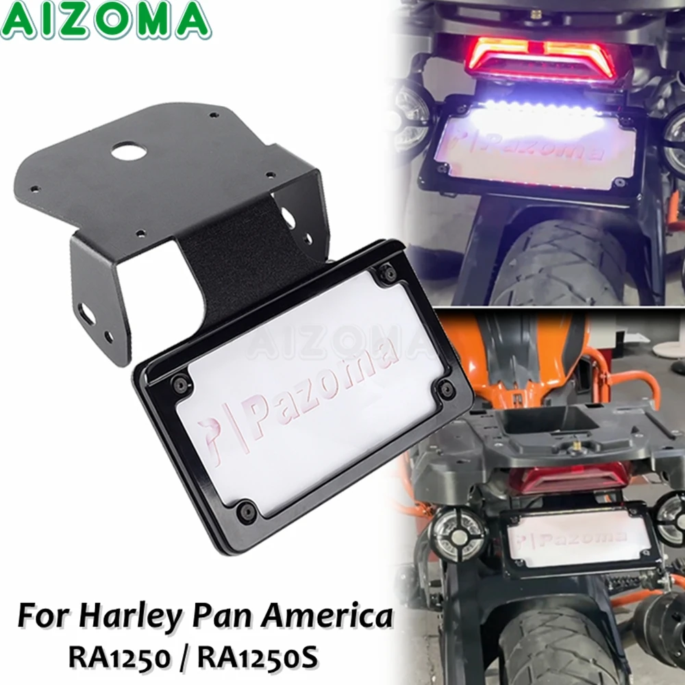 

Подставка под номерной знак мотоцикла для Harley Pan America 1250 RA1250 RA1250S, держатель для номера регистрации мотоцикла 2021-2024