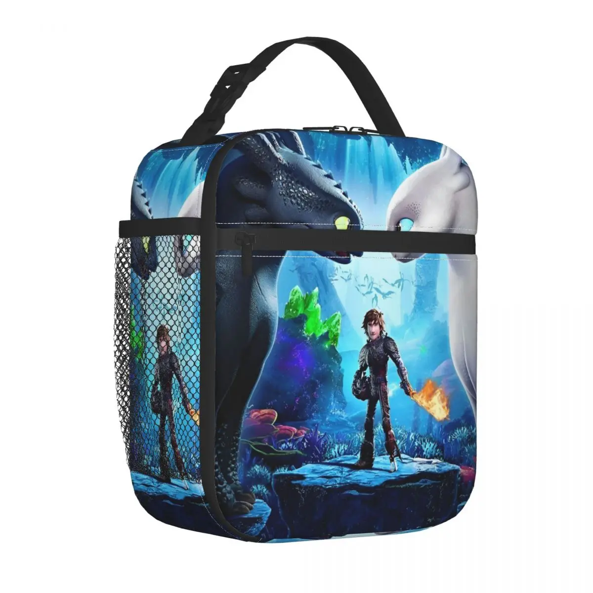 Toothless Insulated Lunch Box Dragon Product Storage Food Box Multifunction Cooler Thermal Lunch Box For School