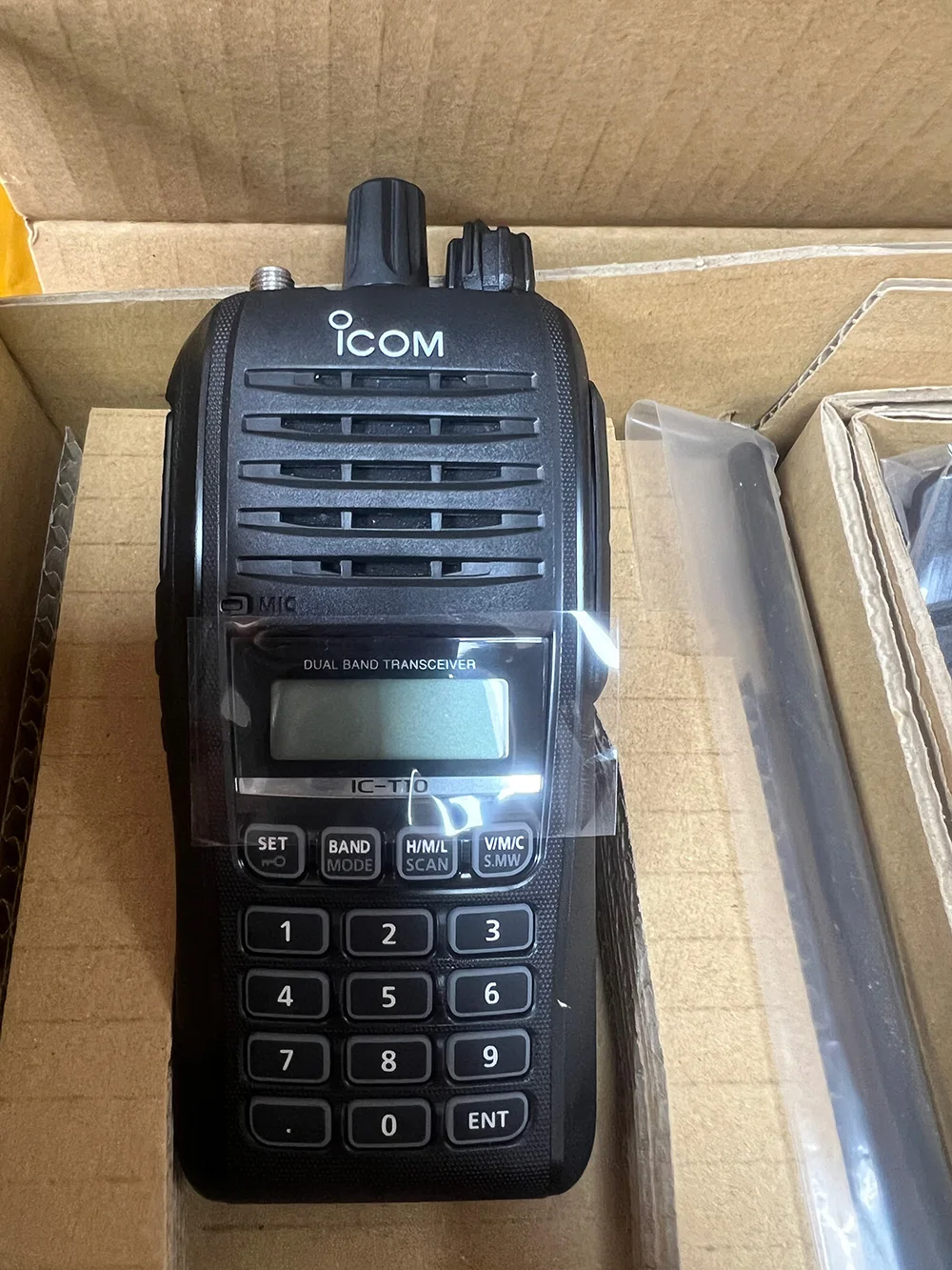 Aikemu-Walkie-Talkie portátil impermeável, dupla frequência, VHF, UHF, exterior, estação móvel analógica, pode gravar frequência, IC-T10