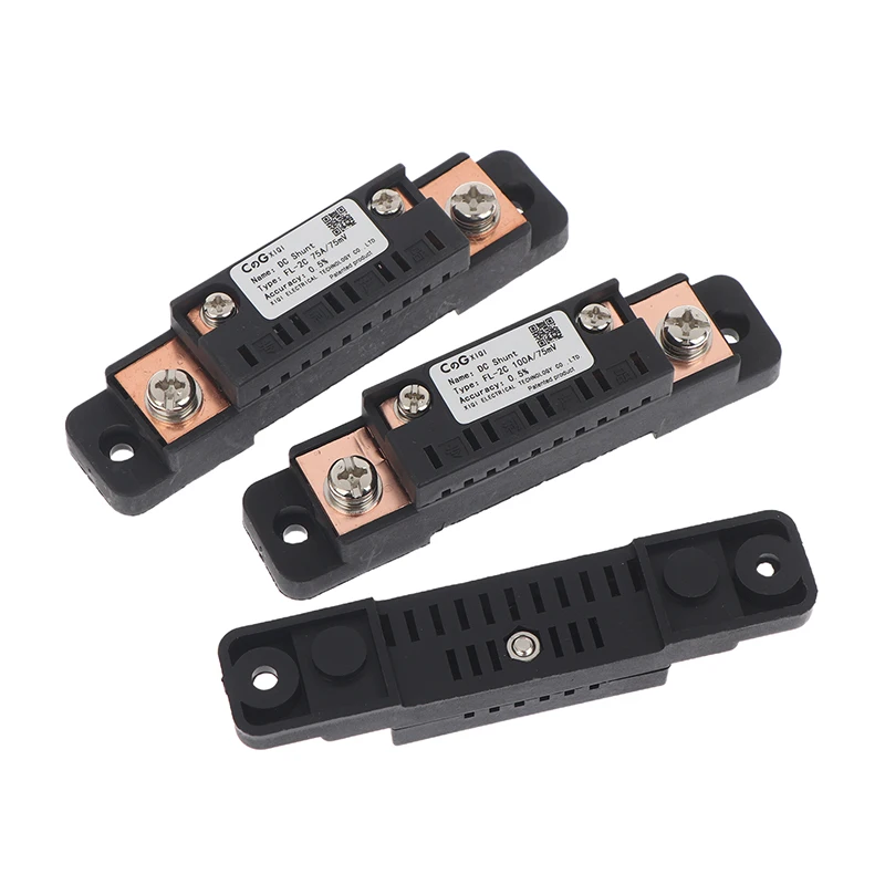 CG FL-2C Shunt 10A 20A 30A 50A 100A 150A 200A 300A 400A 500A 600A 75mV DC High Accuracy With Base Ammeter Current Shunt Resistor
