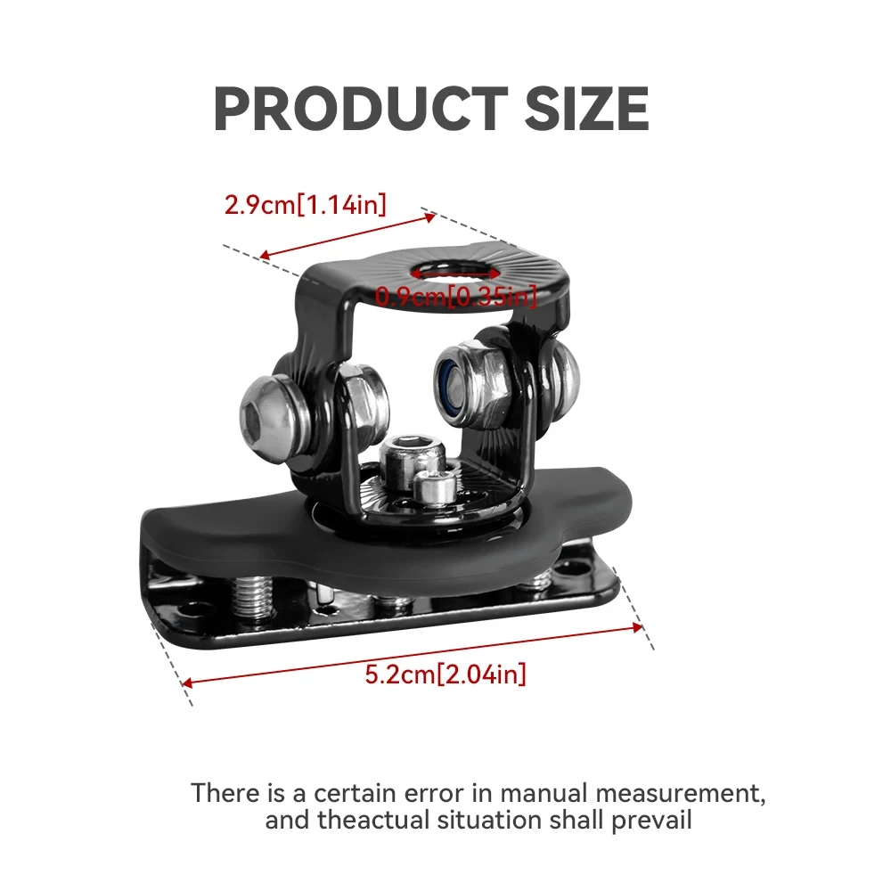 2pcs/set Car Mount Work Light Bracket Clamp Stainless Steel Pillar Hood Off Road Led Work Light Bar Holder Accessories Universal