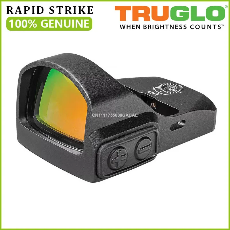 【GENUINE】TRUGLO TRU·TEC 1×23mm Compact Red Dot Sight RM* Footprint Pistol Handgun Rifle Optic Scope w/20mm Picatinny Rail Mount