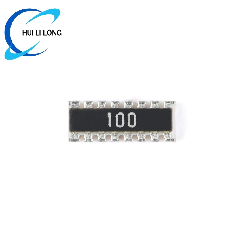 100PCS 1606 0402*8 Network Resistor 5% 1/16W SMD Array 0~100K 0 10 22 33 47 100 120 220 330 470 1K 2.2K 3.3K 4.7K 10K 100K ohm