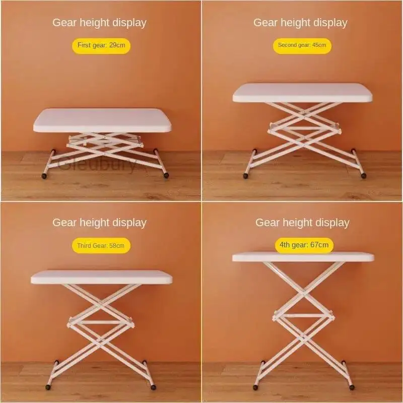 Foldable Portable Side Table Modern White Side Table for Living Room Sofa Bedroom Space Saving Stylish Durable Home Furniture