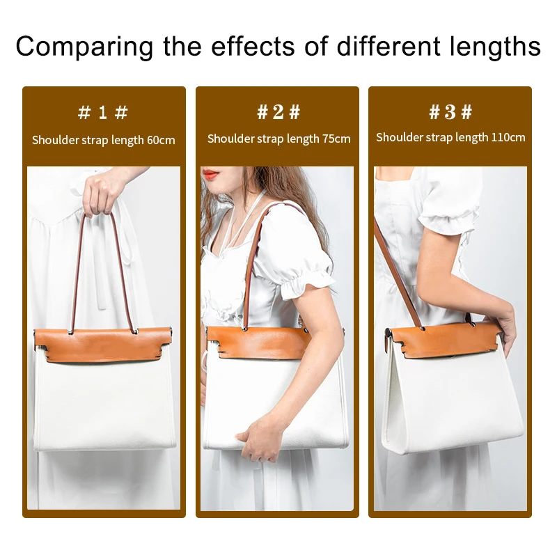 WUTA 100% натуральная кожа ремешок для сумки for Hermes Herbag плечевой ремень 110 см модифицированная замена короткие ремни сумка аксессуары