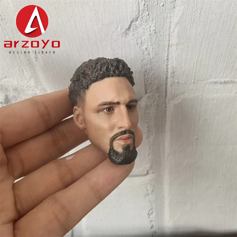 1/6 نجم كرة السلة طومسون رئيس نحت الناس السود لعبة كرة السلة المهنية رئيس نحت نموذج لشخصيات العمل 12 بوصة #6