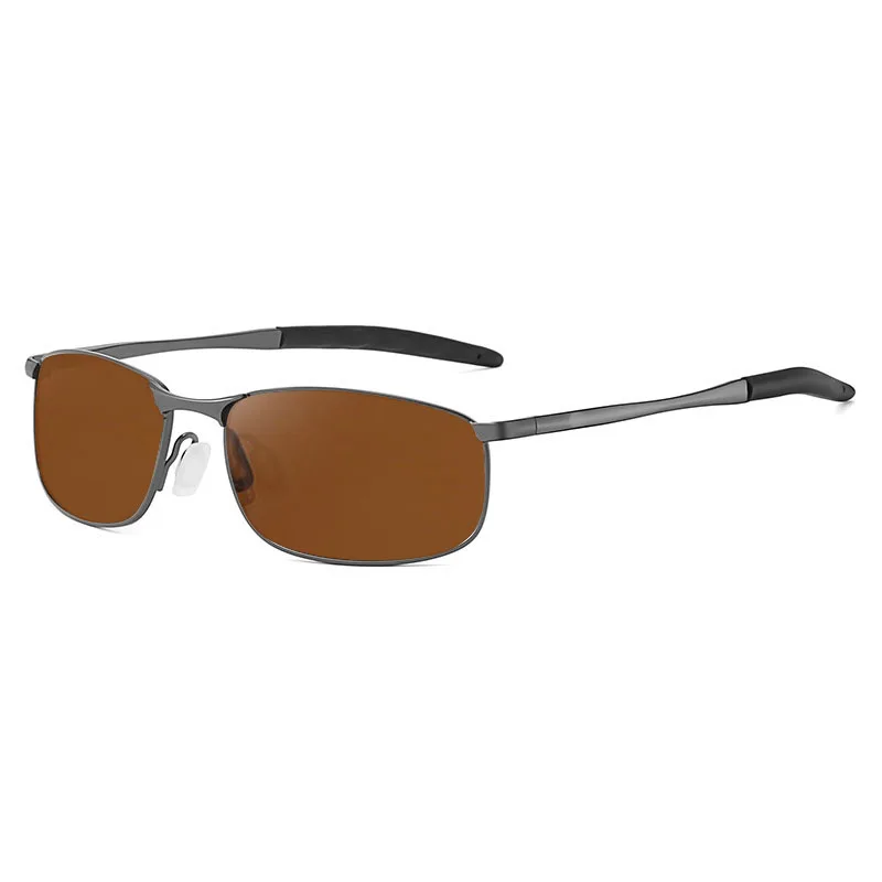 Designer Metalllegierung getönte Lesesonnenbrille Männer Outdoor Lesen Presbyopie Brillen UV-Schutz Freizeit Schatten Leser