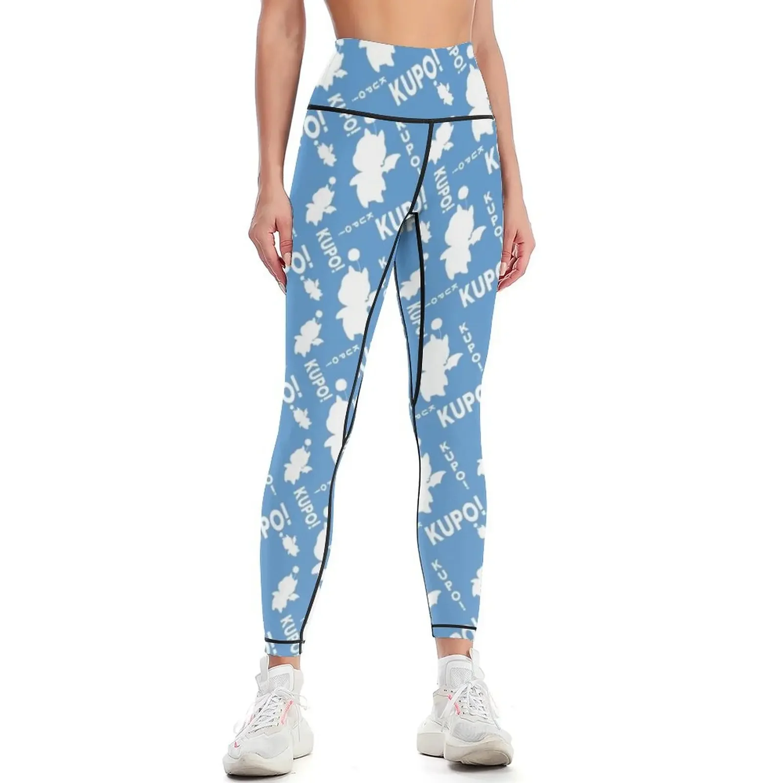 

Moogle print, Kupo Leggings Fitness's gym clothes Sports pants for Female legging pants sports for gym Womens Leggings