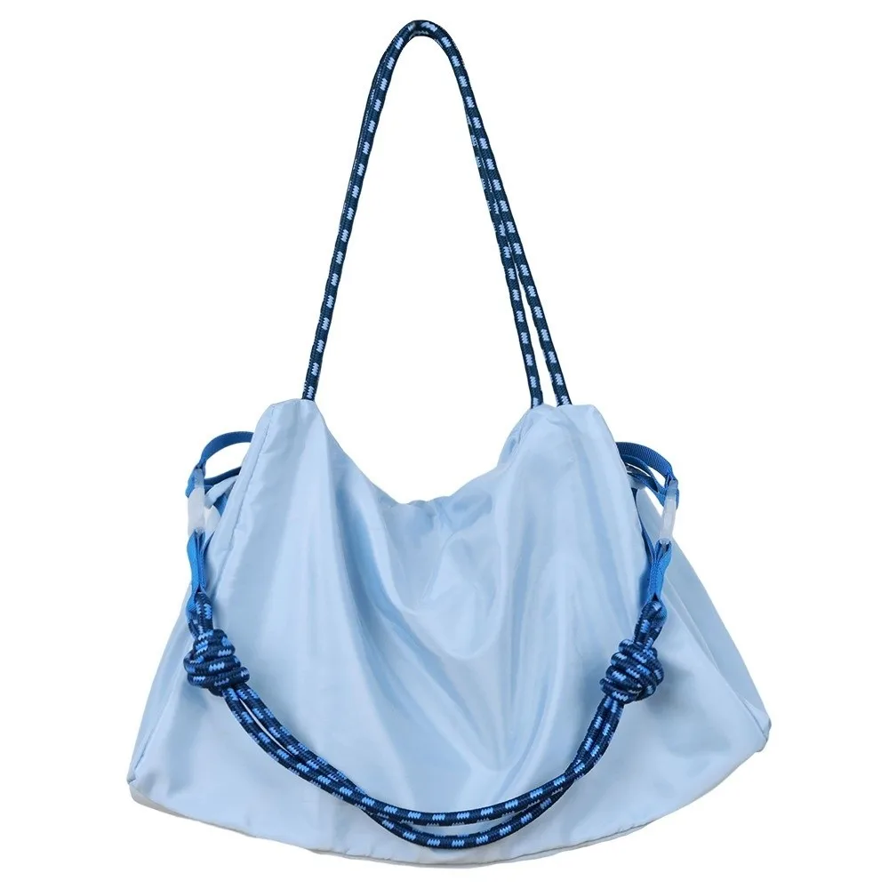 

New Large Capacity Nylon Canvas Bag Waterproof Wear-resistant Tote Bag Lightweight Shoulder Bag Outdoor Travel