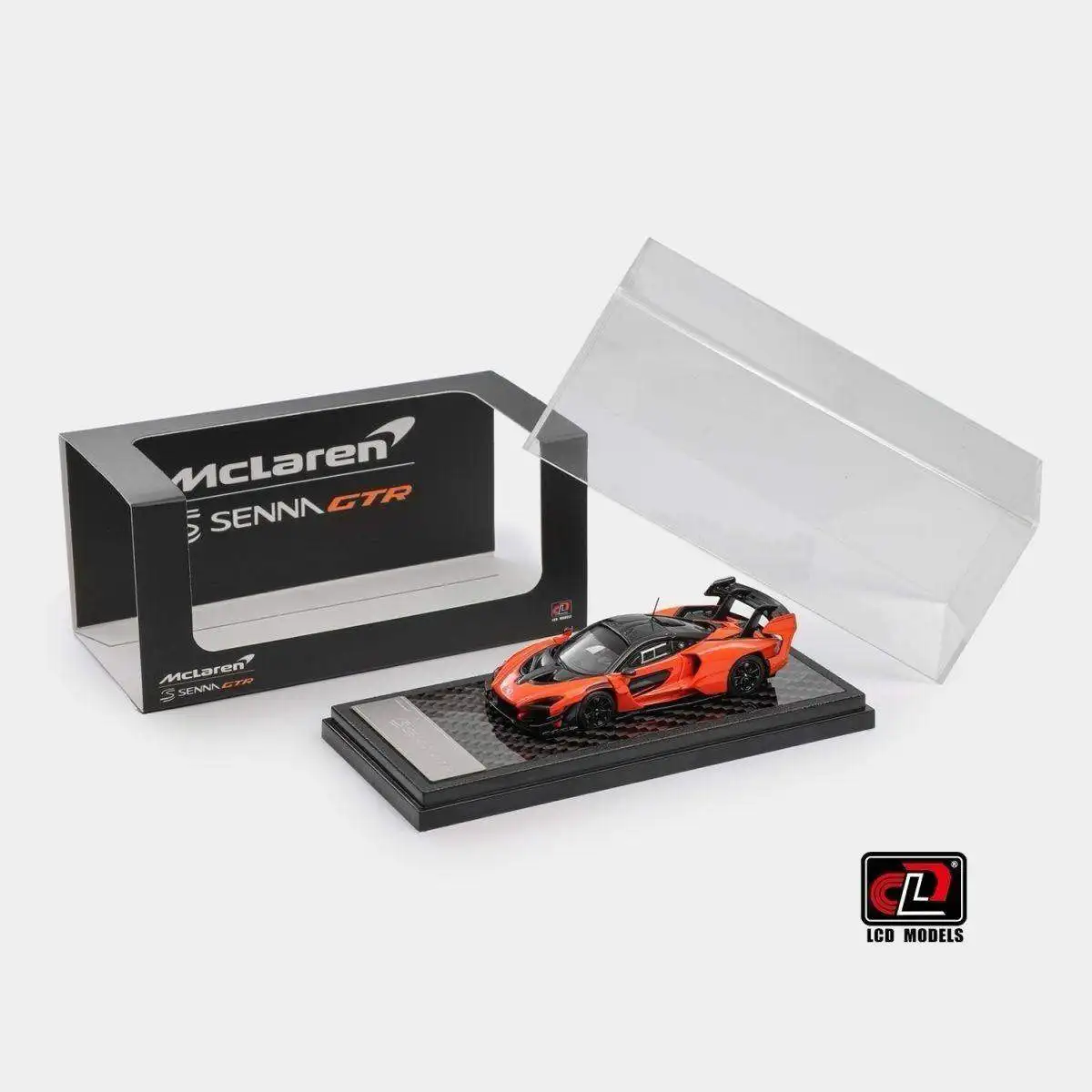 Литая под давлением ЖК-модель автомобиля McLaren Senna GTR в масштабе 1:64 из сплава
