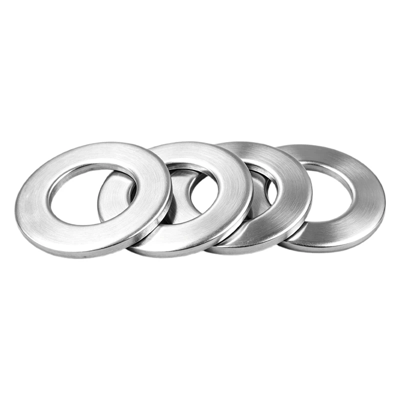 DIN125 Flat Plain Gasket Washers 304 316 Stainless Steel For Bolts And Screws M2 M2.5M3M4M5M6M8M10M12M14M16M18M20M22M24M22M27M30
