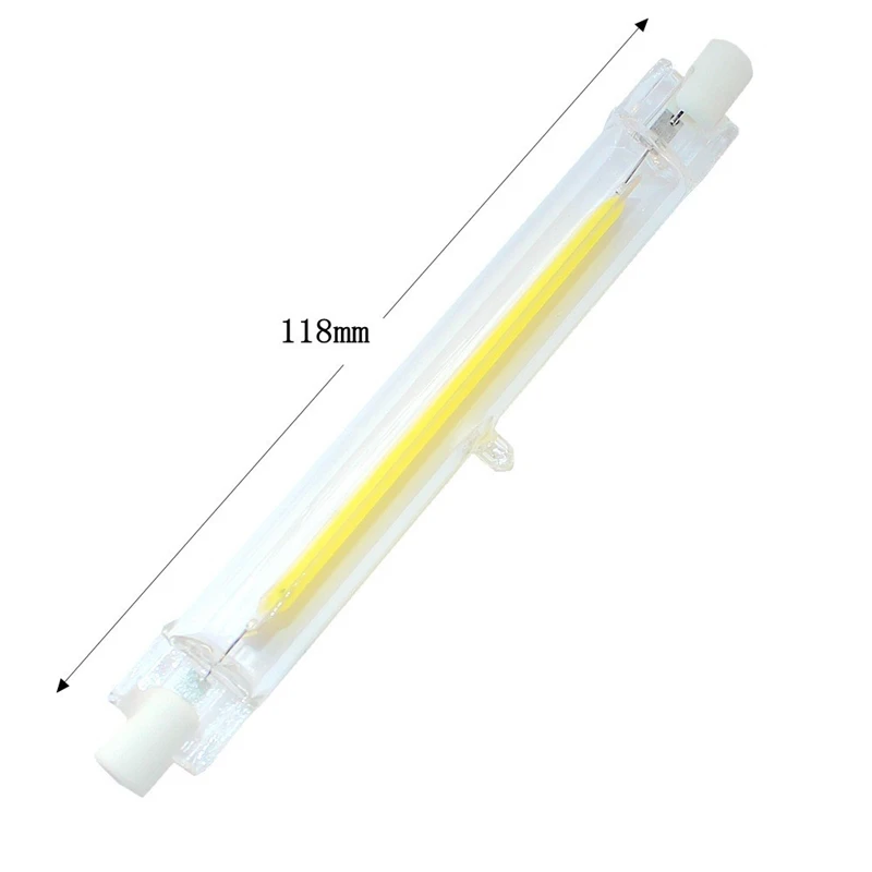 R7S LED 118mm 30W Halogen Bulb Glass Tube COB Bulb  J118  AC110V 220V Cool White Warm White R7S Corn Lamp Replace Halogen Light