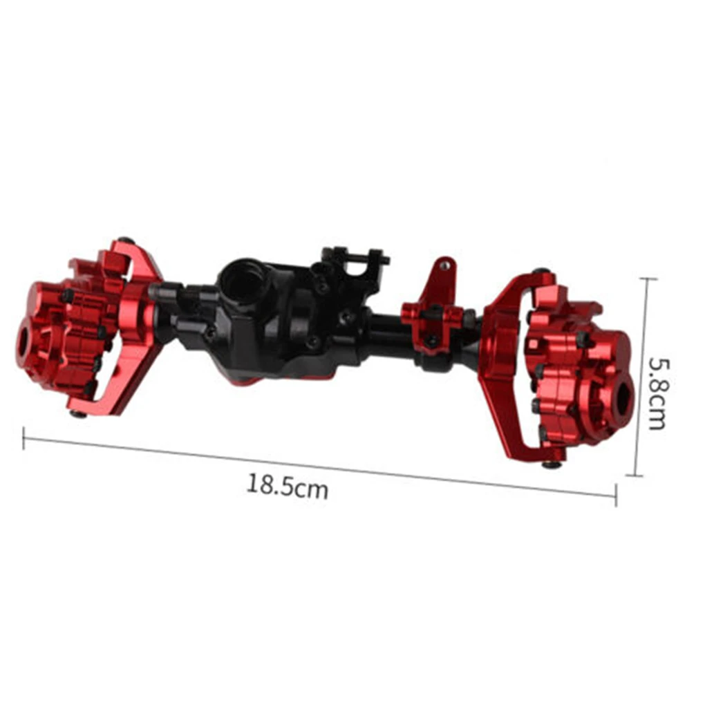 Dla TRX-4 Aluminiowa obudowa przedniej i tylnej osi portalowej dla 1/10 RC Crawler Car TRX-4 TRX6 Axles Upgrade Parts