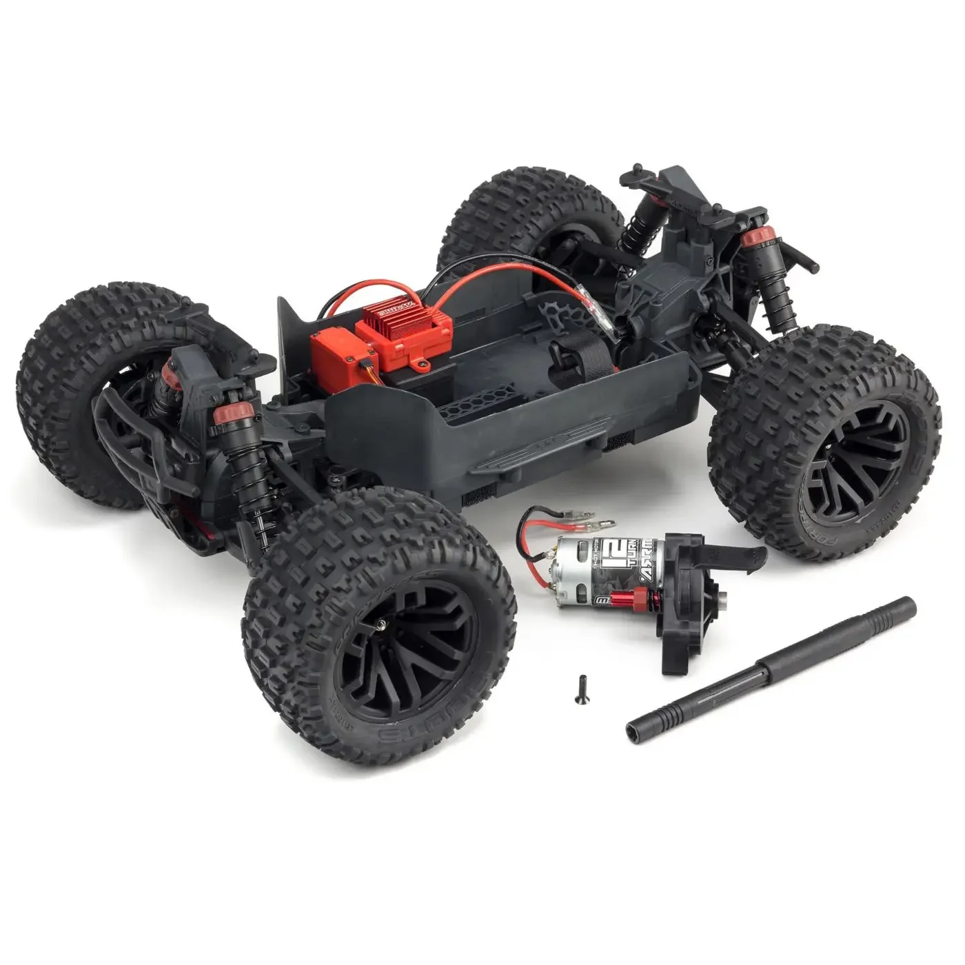 ARRMA ARA102714 1/10 RC samochód granitowy Mega 4WD terenowy Monster Truck pojazd gąsienicowy elektryczny pilot zabawki dla dorosłych dzieci