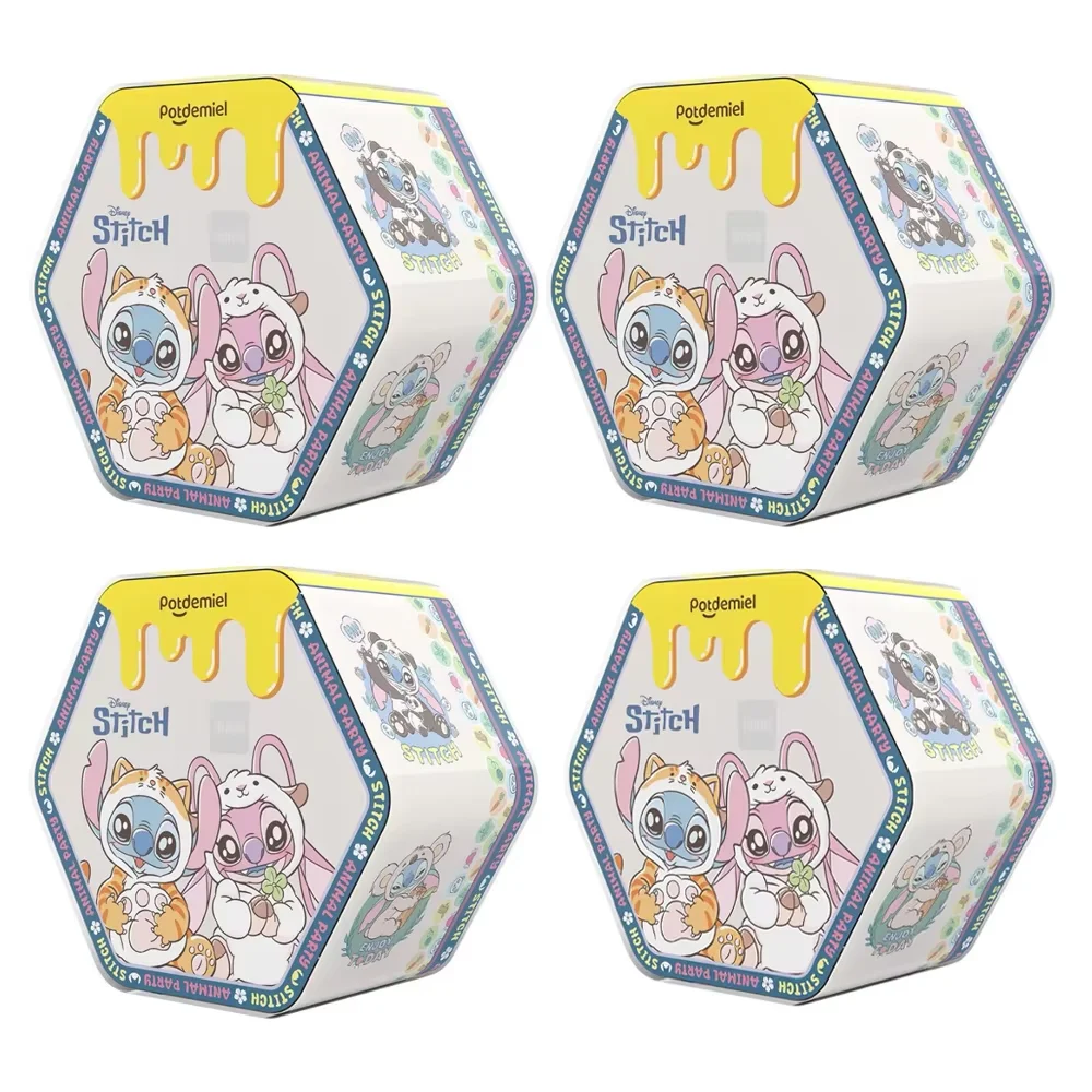 Oryginalne figurki Stitch Animal Party Series Blind Box Kawaii Plush Pendant Mystery Box Anime Figure Decora Collection Prezenty urodzinowe dla dzieci