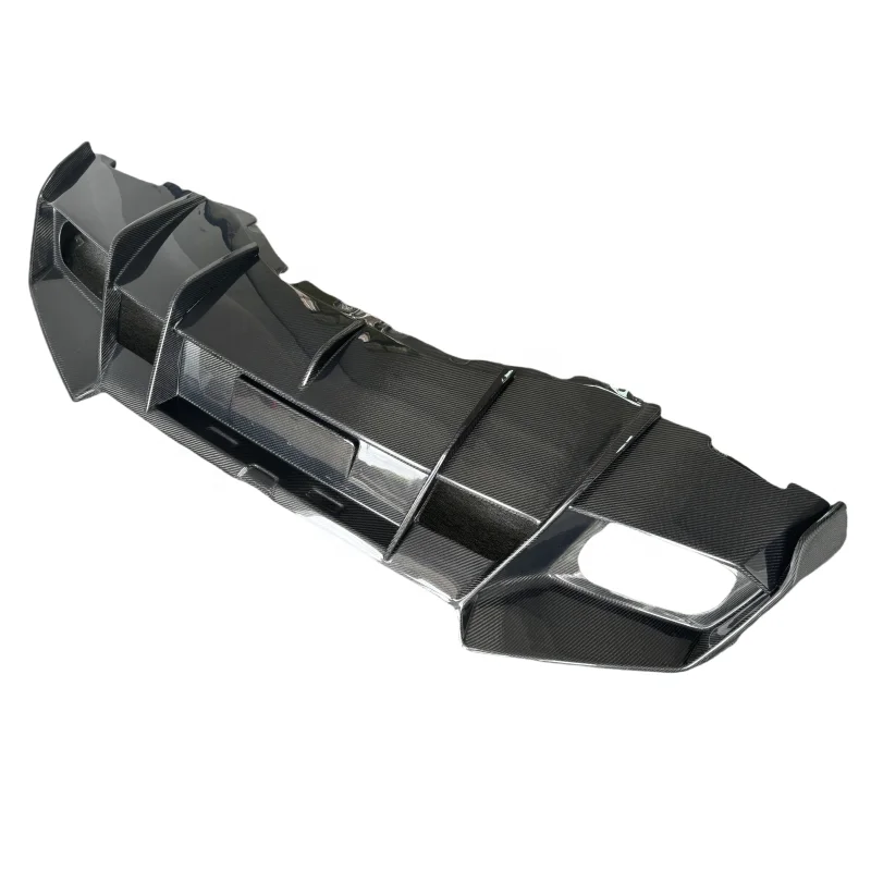 

For Lamborghini Huracan LP610 M Style Carbon Fiber Bumper Lip Rear Diffuser Body Kit