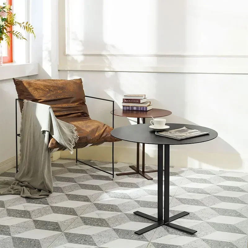 Wind mini combination small table simple living room corner few outdoor fashion wrought iron coffee table home furnishings